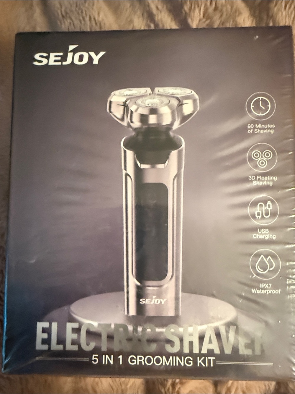 Men’s SEJOY 5-in-1 Electric Shaver in Silver